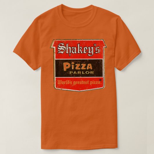 シャキーズピザパーラー Tシャツ (デザイン正面)