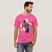 シャキールバレットストライプ Tシャツ (正面フル)