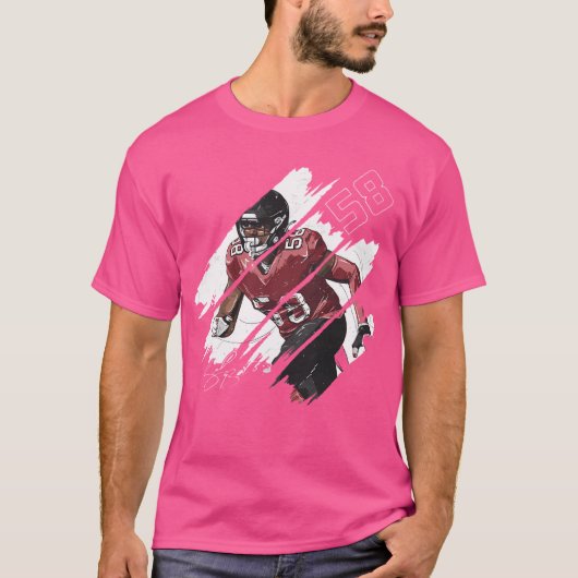 シャキールバレットストライプ Tシャツ (正面)