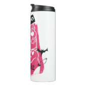 シャギーとスクービードゥーメダリング子供パンクのアウトライン タンブラー (回転右)