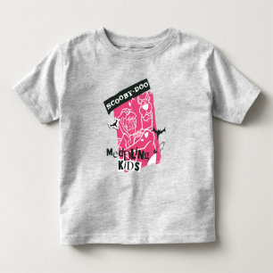 シャギーとスクービードゥーメダリング子供パンクのアウトライン トドラーTシャツ