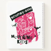 シャギーとスクービー・ドゥの厄介な子供たちのパンク・アウトライン ノートブック (裏面)