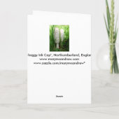 "シャギーなインク帽子" カード (裏面)