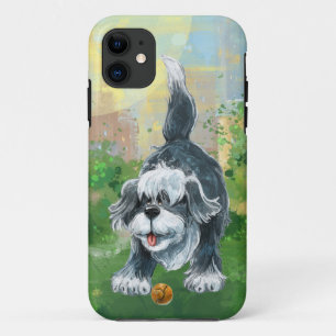 シャギーな牧羊犬の電子工学 iPhone 11 ケース