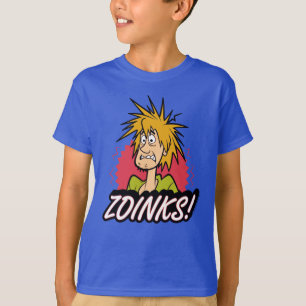 シャギーな"Zoinks!" グラフィック Tシャツ