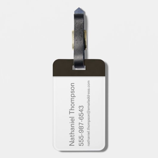 シャギーなScooby-Doo |の幽霊の捜すこと及びScooby ラゲッジタグ (裏面縦)