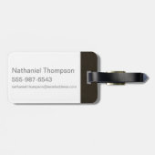 シャギーなScooby-Doo |の幽霊の捜すこと及びScooby ラゲッジタグ (裏面横)