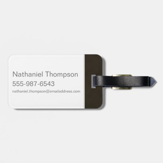 シャギーなScooby-Doo |の幽霊の捜すこと及びScooby ラゲッジタグ (裏面横)