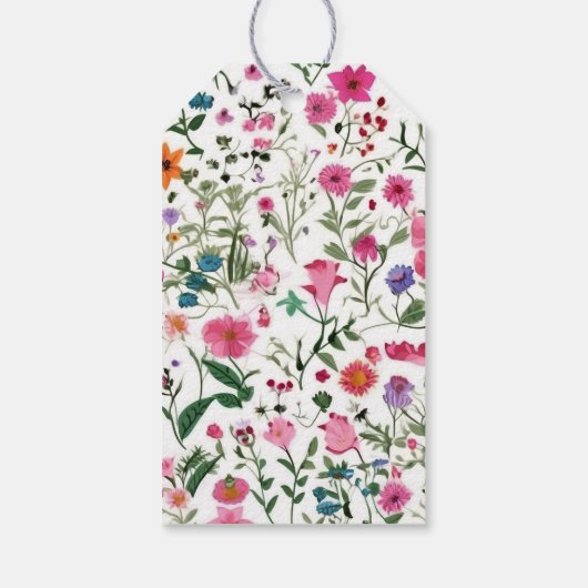 シャギーのプードルオンピンク ギフトタグ (裏面)