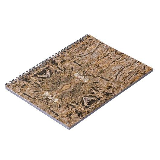 シャギーの樹皮ジュニパー写真 ノートブック (左側)