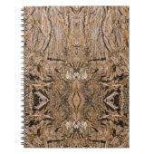 シャギーの樹皮ジュニパー写真 ノートブック (正面)