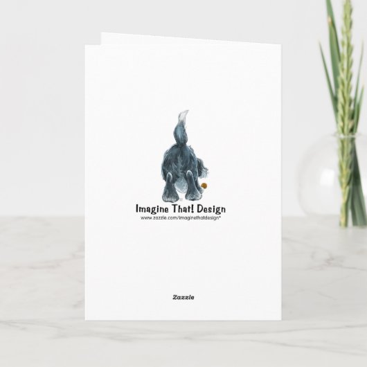 シャギーシープドッグパーティーセンター カード (裏面)