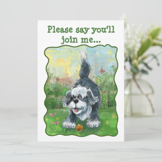 シャギーシープドッグパーティーセンター 招待状 (スタンド正面)