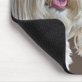 シャギープードル名前をカスタムする マウスパッド (コーナー)