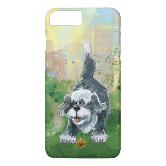 シャギー羊犬の電子製品 Case-Mate iPhoneケース (裏面)