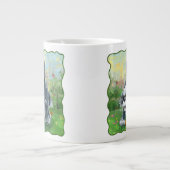 シャギー羊飼い犬 ジャンボコーヒーマグカップ (正面)