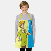 シャギー・ジェスチャー エプロン (着用した状態)