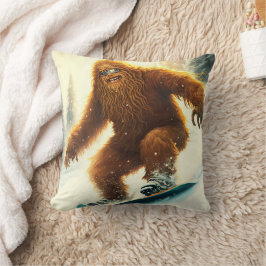 シャギーBigfootスノーボーディングAIイエティ雪の斜面 クッション