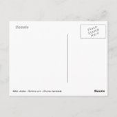 シャククジラのモザイク写真 ポストカード (裏面)