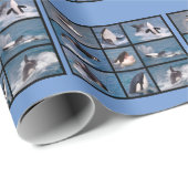 シャククジラのモザイク写真 ラッピングペーパー (ロールコーナー)