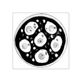 シャクシュカポッチエッグトマトソースイスラエル料理 ラバースタンプ (インプリント)