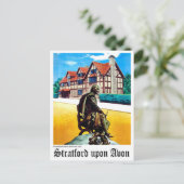 シャクセシの生誕の地、アボンの上のストラットフォード ポストカード (スタンド正面)