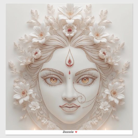 シャクティインインミニマルデヴィイラストレーション シール (シート)