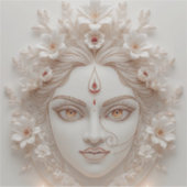 シャクティインインミニマルデヴィイラストレーション シール (正面)