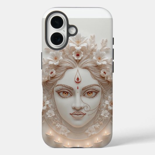 シャクティインインミニマルデヴィイラストレーション Case-Mate iPhoneケース (裏面)