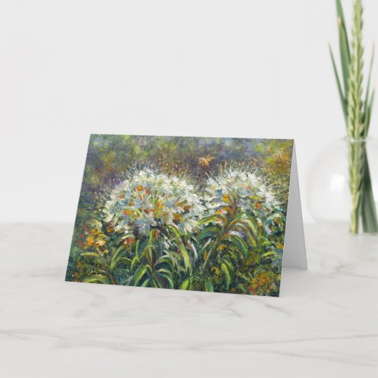 "シャクナゲおよび蜂" カード (正面)