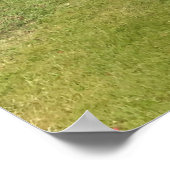 シャクナゲとスコットランドの景勝地 ポスター (角)