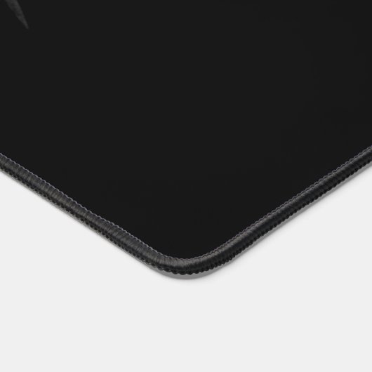 シャクナゲのモノクロ写真 デスクマット (コーナー)