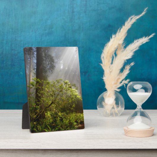 シャクナゲの朝霧 フォトプラーク (側面)