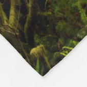 シャクナゲの朝霧 フリースブランケット (角)