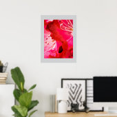 シャクナゲの花開く ポスター (ホームオフィス)