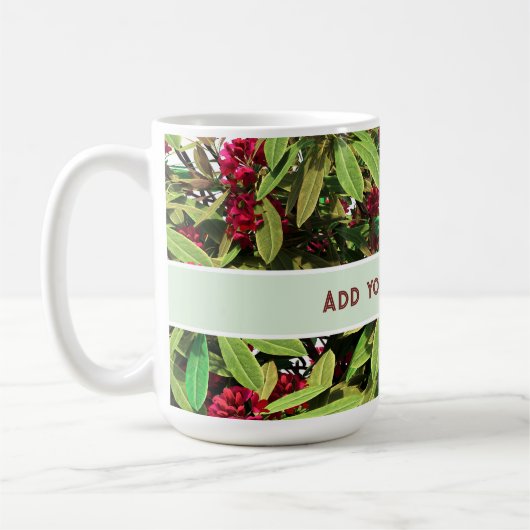 シャクナゲの花 コーヒーマグカップ (左)