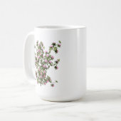 シャクナゲの花 コーヒーマグカップ (正面左)