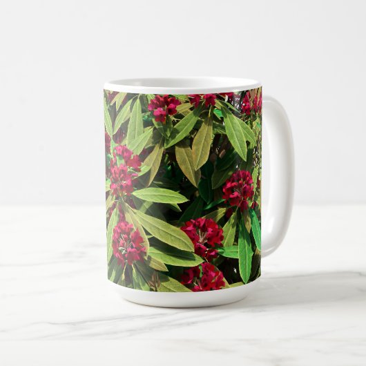 シャクナゲの花 コーヒーマグカップ (正面右)