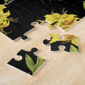 シャクナゲの黄体(オナギク) ジグソーパズル (側面)