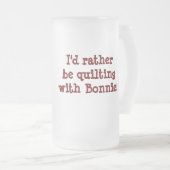 シャクナゲトレイルグラスビールスタイン フロストグラスビールジョッキ (正面右)