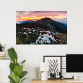 シャクナゲ咲き |多呂子国立公園 ポスター (ホームオフィス)