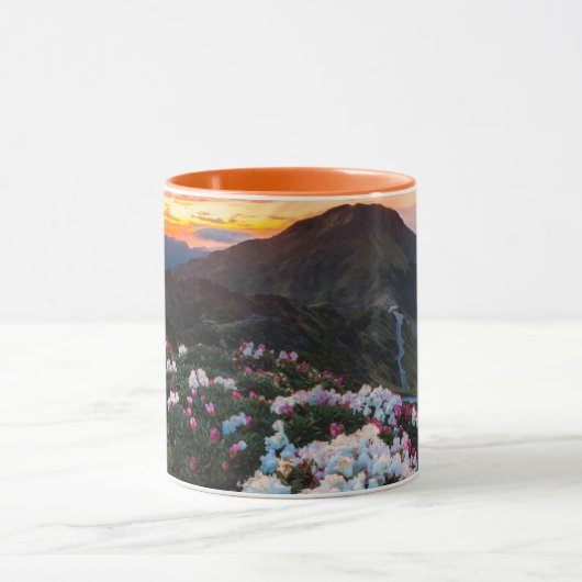 シャクナゲ咲く|太魯閣国家公園 マグカップ (中央)