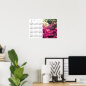 シャクナゲ白暦ポスター2017 ポスター (ホームオフィス)