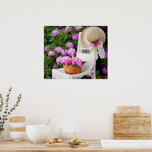 シャクナゲ美しい ポスター (キッチン)