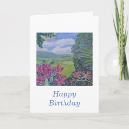 シャクナゲ花 カード