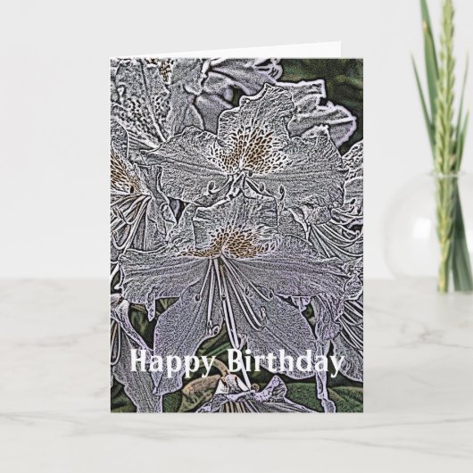 シャクナゲ カード (正面)