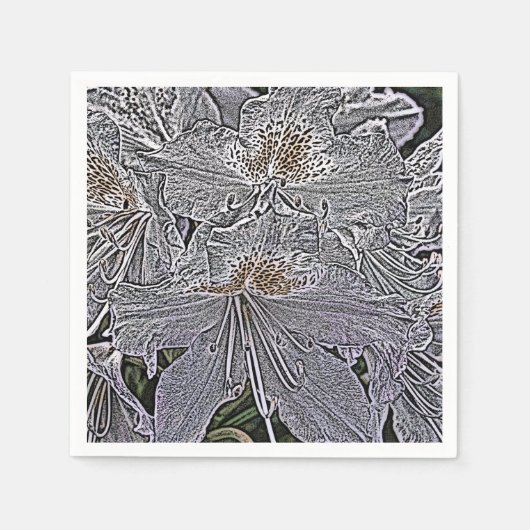 シャクナゲ スタンダードカクテルナプキン (正面)