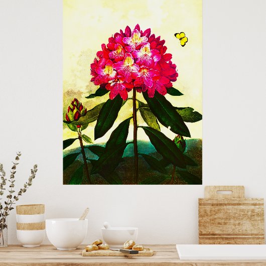 シャクナゲ ポスター (キッチン)