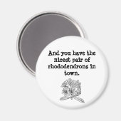 シャクナゲ マグネット (正面/裏面)