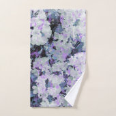 *~*シャクナデ素朴ンドロンフラワーズホワイト赤面 バスタオルセット (ハンドタオル)